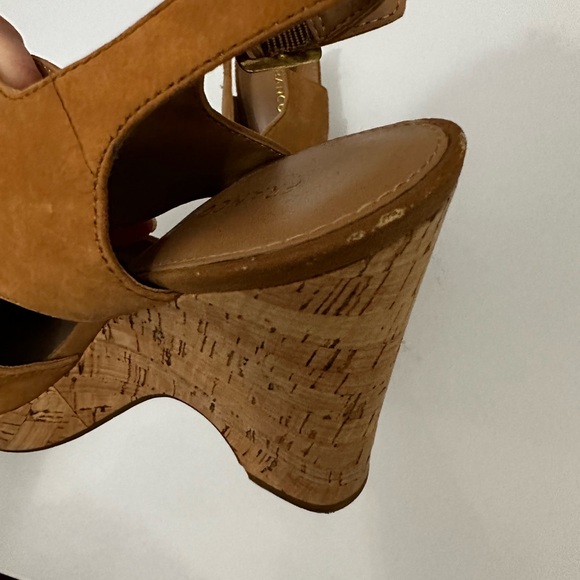 Franco Sarto Wedge Sandal in Tan - Picture 12 of 13